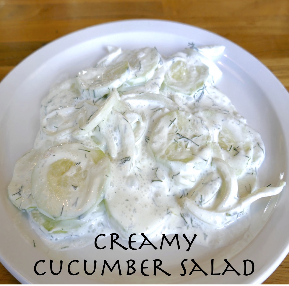 Creamy Cucumber Salad