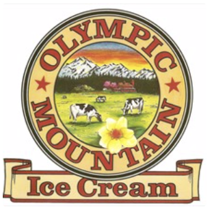Olympic Mountain Ice Cream Logo